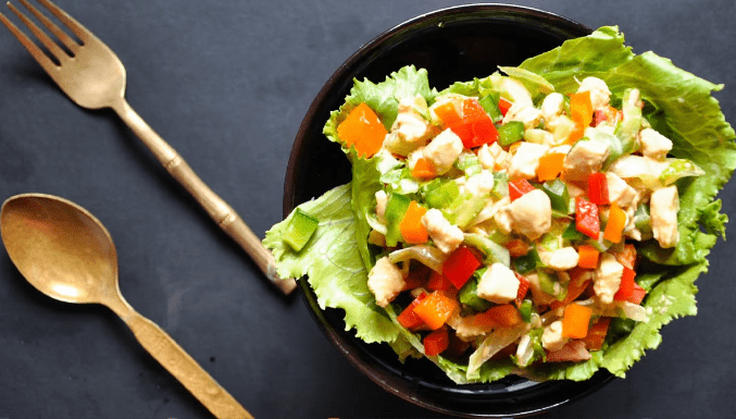 Món salad ức gà giảm cân