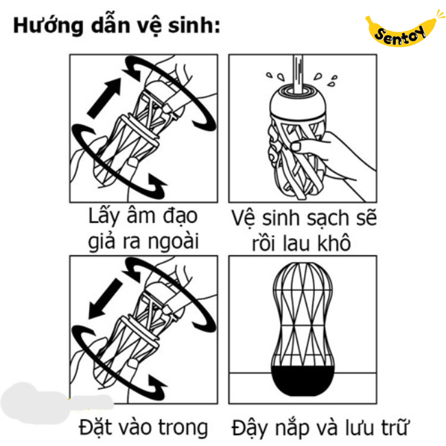 Cốc thủ dâm Tenga Airtech Squeeze sung sướng riêng biệt (4)