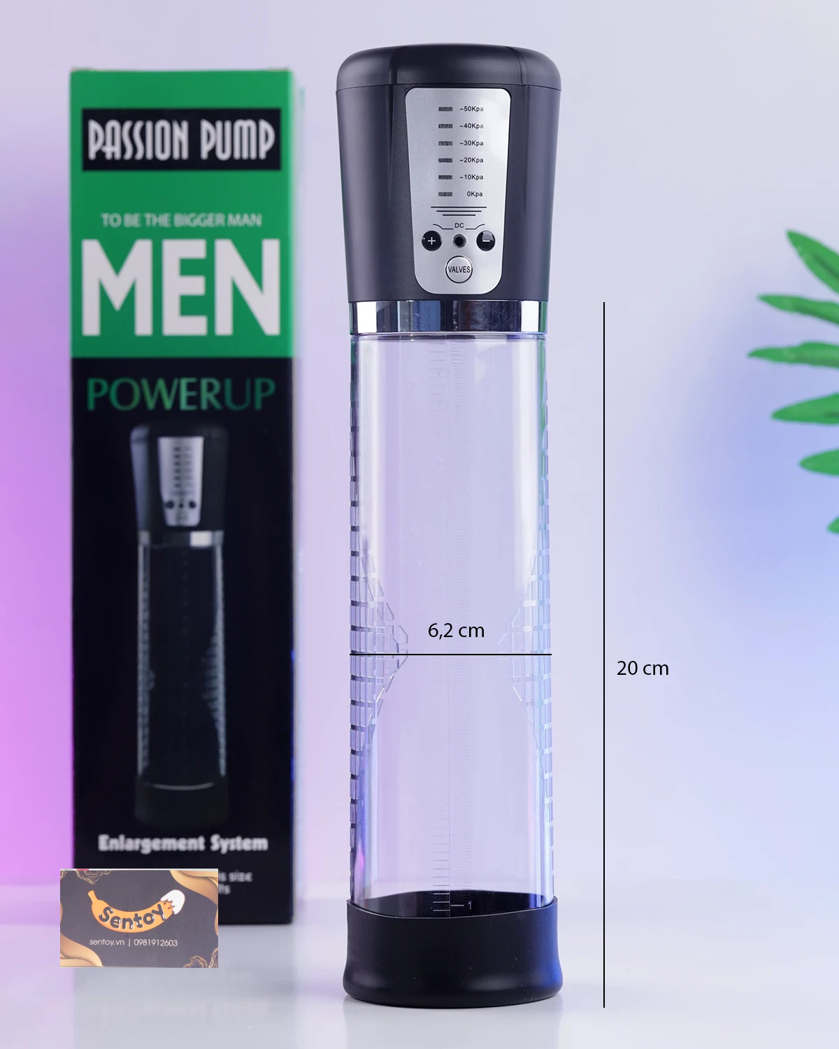 Máy tập dương vật Penis Pump cao cấp bơm hút tự động pin sạc (2)