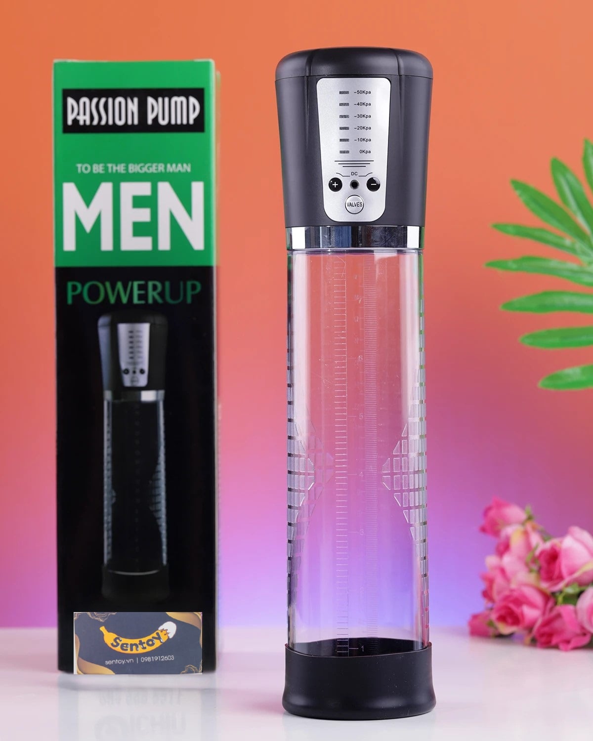 Máy tập dương vật Penis Pump cao cấp bơm hút tự động pin sạc (3)