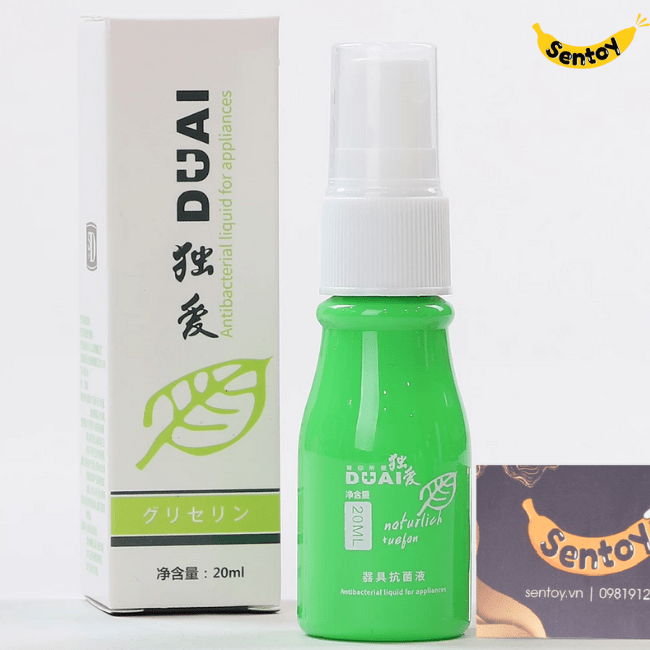 Dung dịch vệ sinh SEXTOY DUAI 20ml dạng xịt chuyên dụng (5)