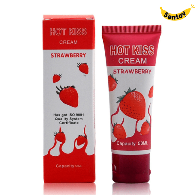 Gel bôi trơn Hot Kiss 50ml với 2 mùi Dâu - Chanh (2)