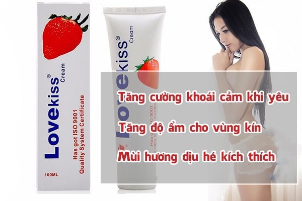 Gel bôi trơn Love Kiss 100ml hương dâu (1)-min