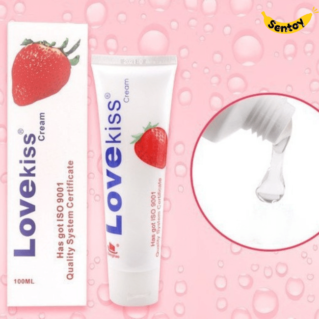 Gel bôi trơn Love Kiss 100ml hương dâu (5)-min