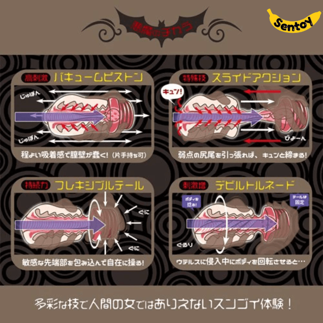 Âm đạo giả Devils crack - Magic Eyes Nhật Bản siêu mềm mại (7)