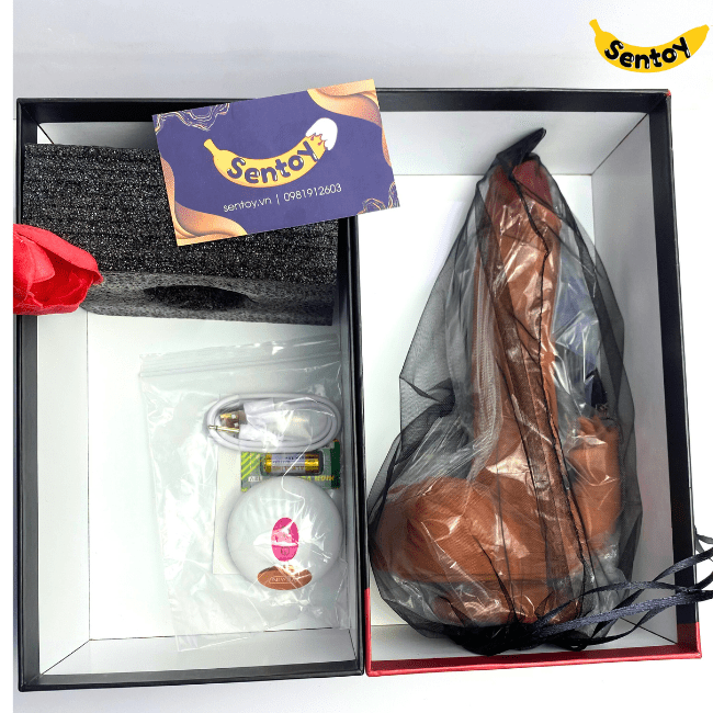 Dương vật giả YEAIN Tarzan 3 rung tỏa nhiệt thụt điều khiển remote (4)