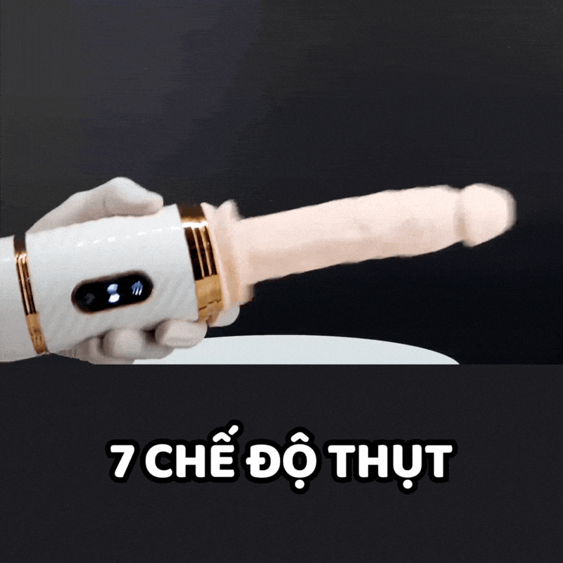 Dương vật giả Cyclone Fire rung thụt dính tường tỏa nhiệt (1)-min