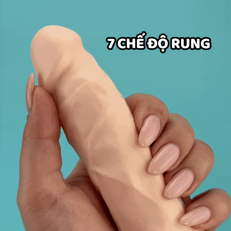 Dương vật giả Cyclone Fire rung thụt dính tường tỏa nhiệt (2)-min