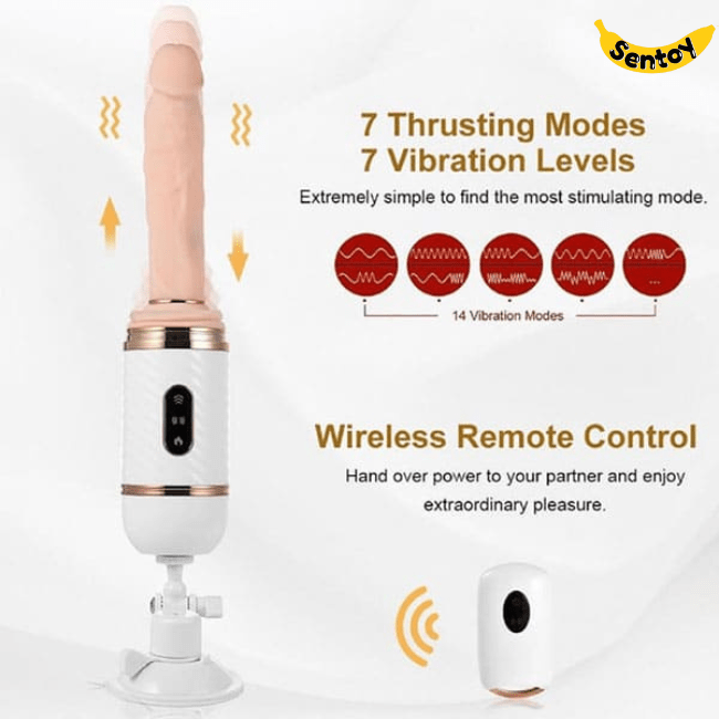 Dương vật giả Cyclone Fire rung thụt dính tường tỏa nhiệt (6)-min