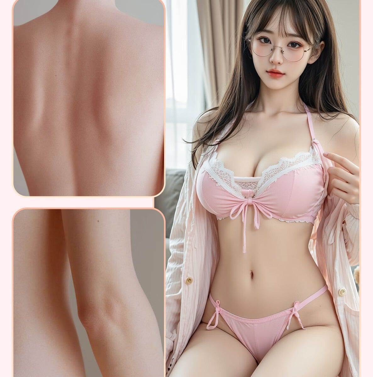 Búp bê tình dục silicon nguyên khối tiểu thư xinh đẹp 1m60 (2)-min