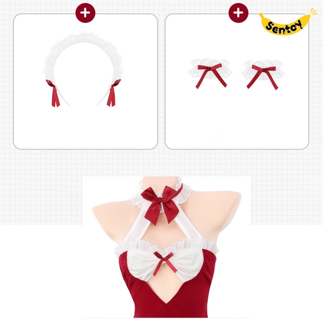 Đồ lót Cosplay cô hầu gái sexy, quyến rũ