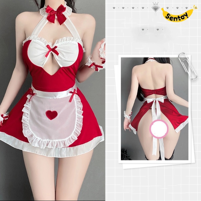 Đồ lót Cosplay cô hầu gái sexy, quyến rũ