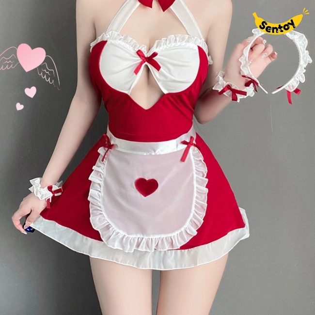 Đồ lót Cosplay cô hầu gái sexy, quyến rũ