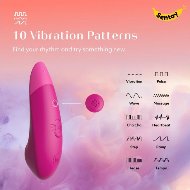 Máy thủ dâm Womanizer Enhance rung kích thích âm vật