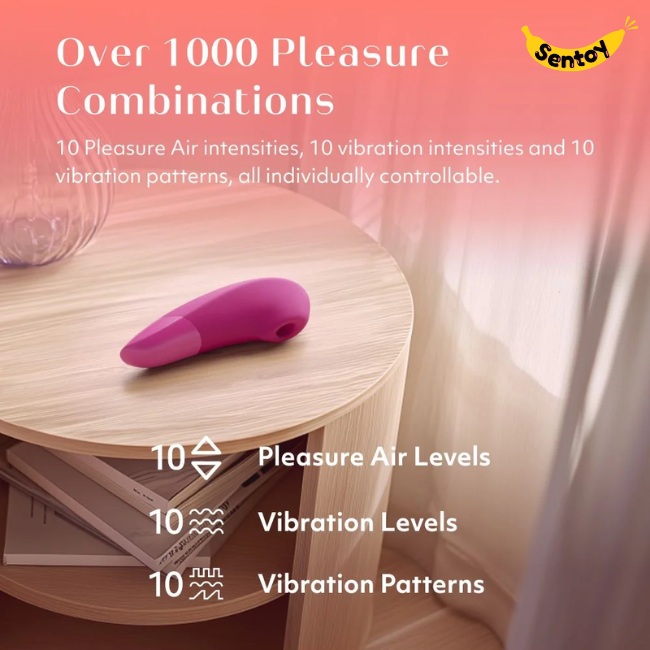 Máy thủ dâm Womanizer Enhance rung kích thích âm vật