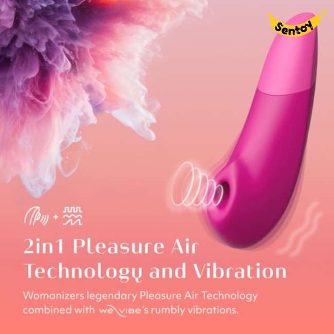 Máy thủ dâm Womanizer Enhance rung kích thích âm vật